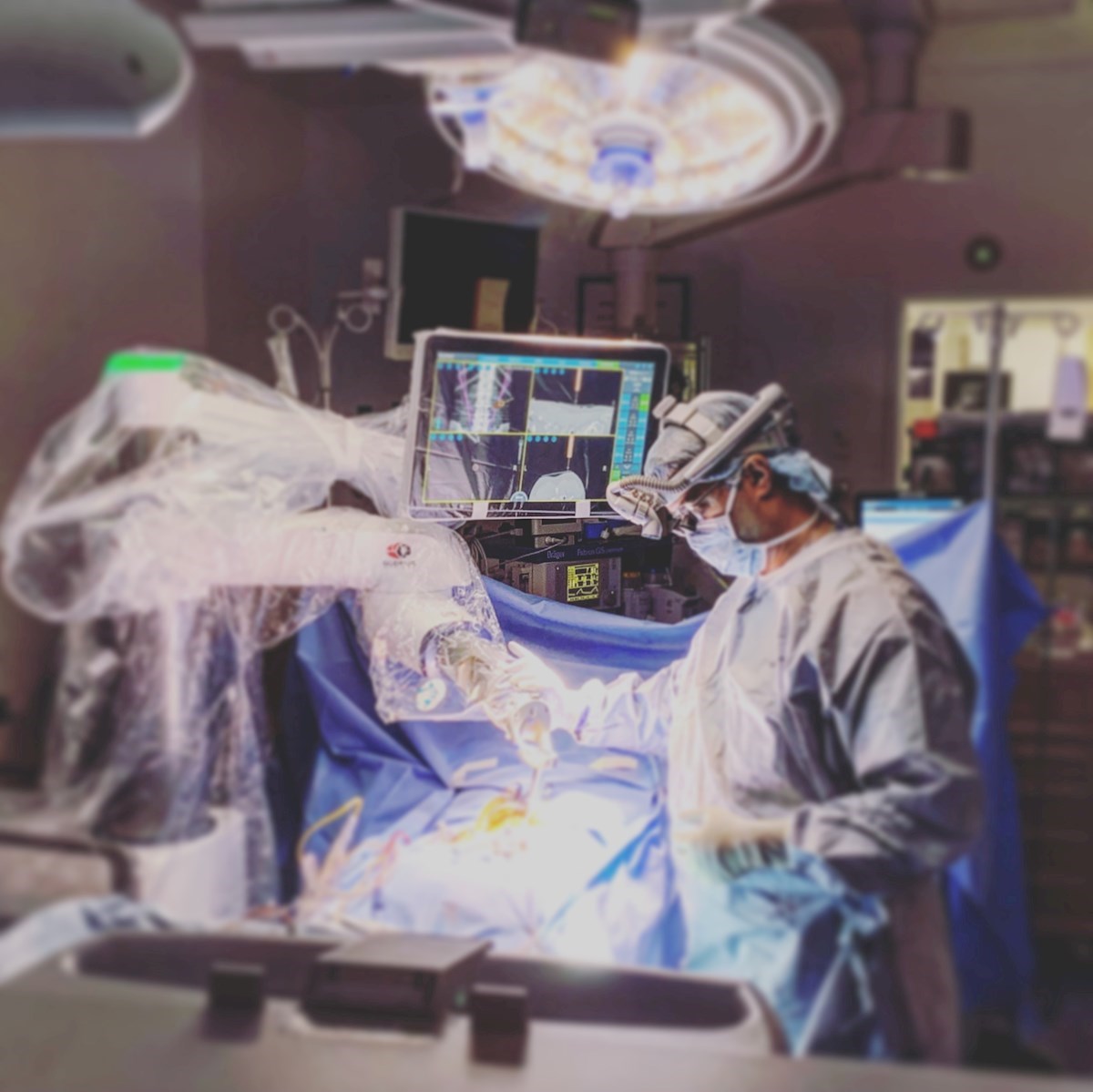 Dr. Ian Madom makes history with robotic-assisted spine surgery