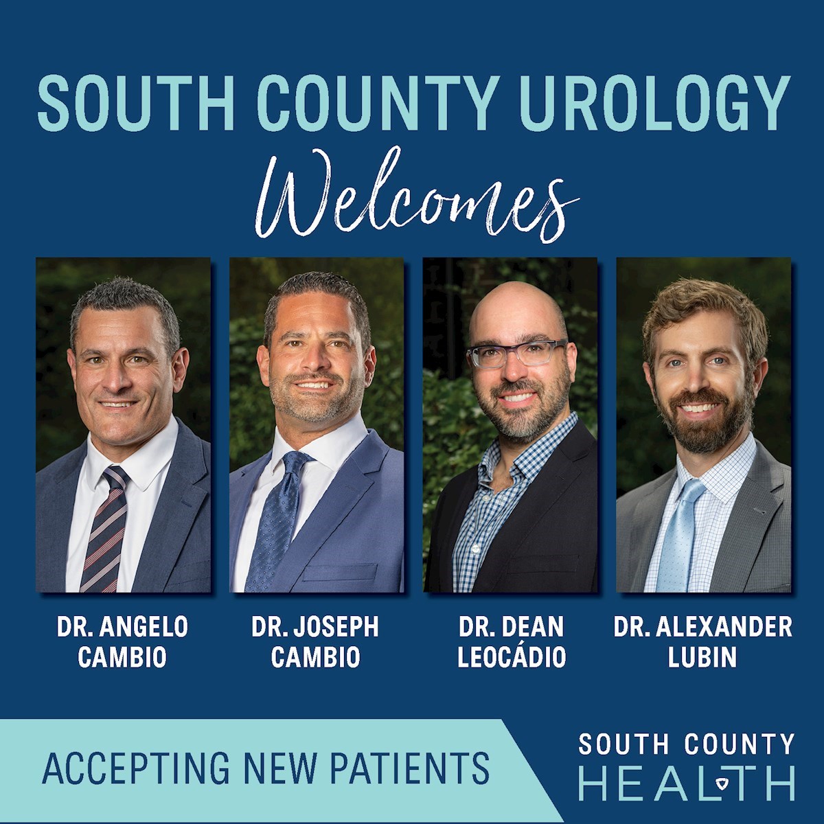 Urological Specialists join South County Health Urology