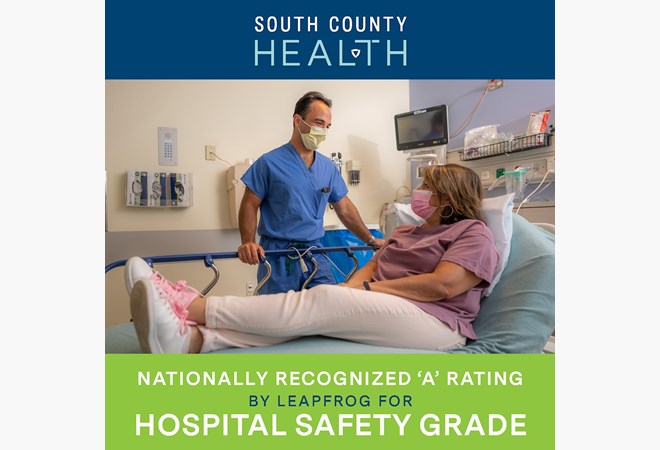 Nationally Recognized for Hospital Safety