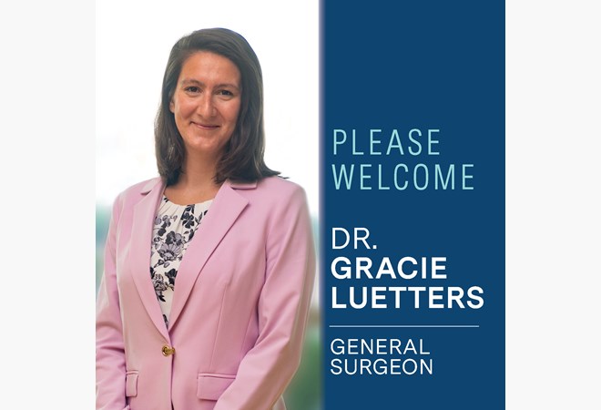 Dr. Gracie Luetters, General Surgeon, joins South County Health